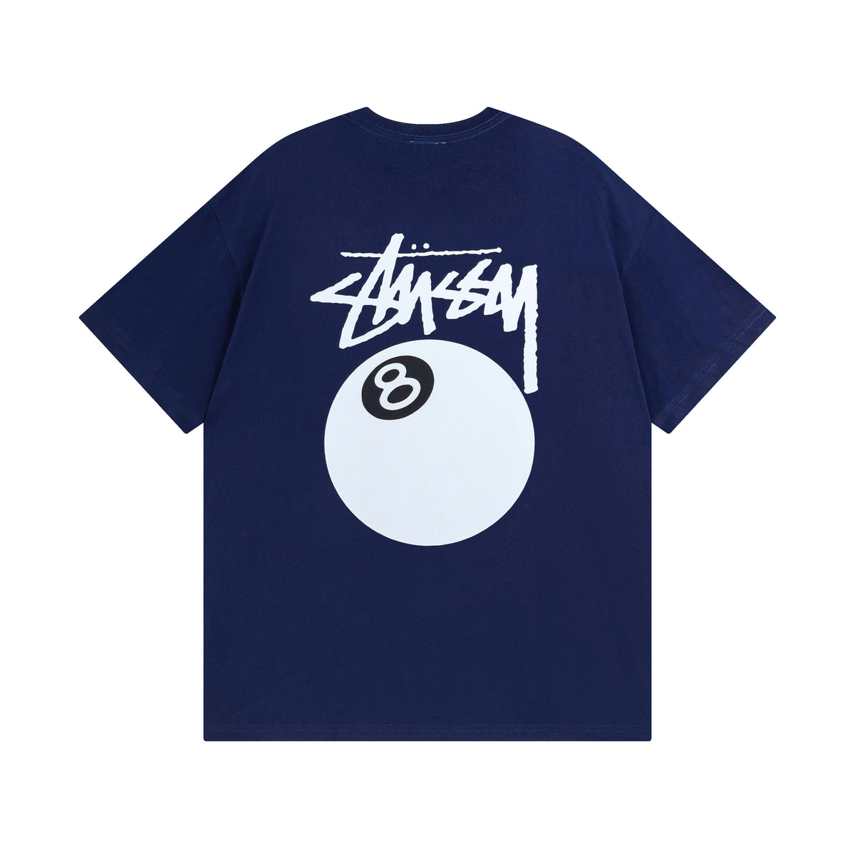 Stussy Dice 8 Ball Logo Print Oversized Tee Multi‑Style
