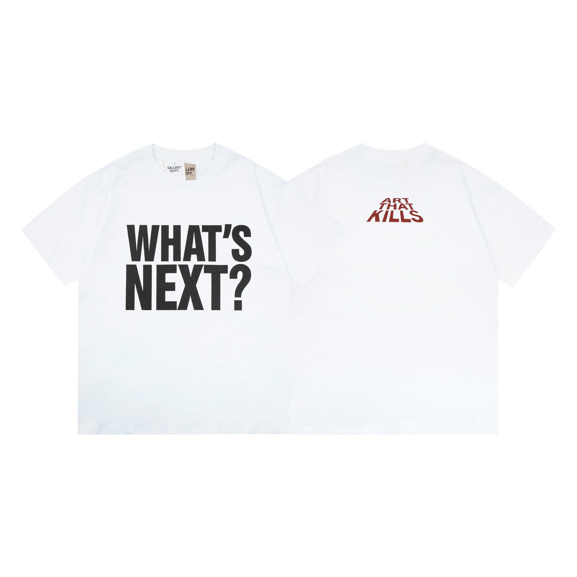 Gallery Dept Vintage Washed Graphic Short Sleeve Tee Streetwear Unisex