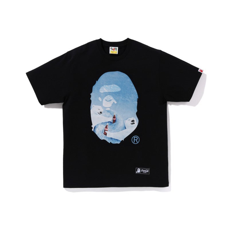 BAPE Camo Shark Ape Head Print Crew Neck Short Sleeve T‑Shirt Unisex