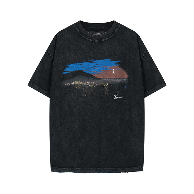 Represent Vintage Washed Graphic Short Sleeve Tee Streetwear Unisex