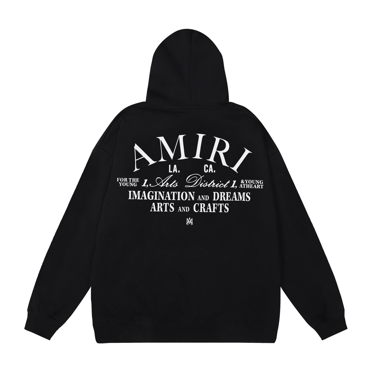Amiri Multi‑Graphic Letter Logo Oversized Hoodie Streetwear Unisex