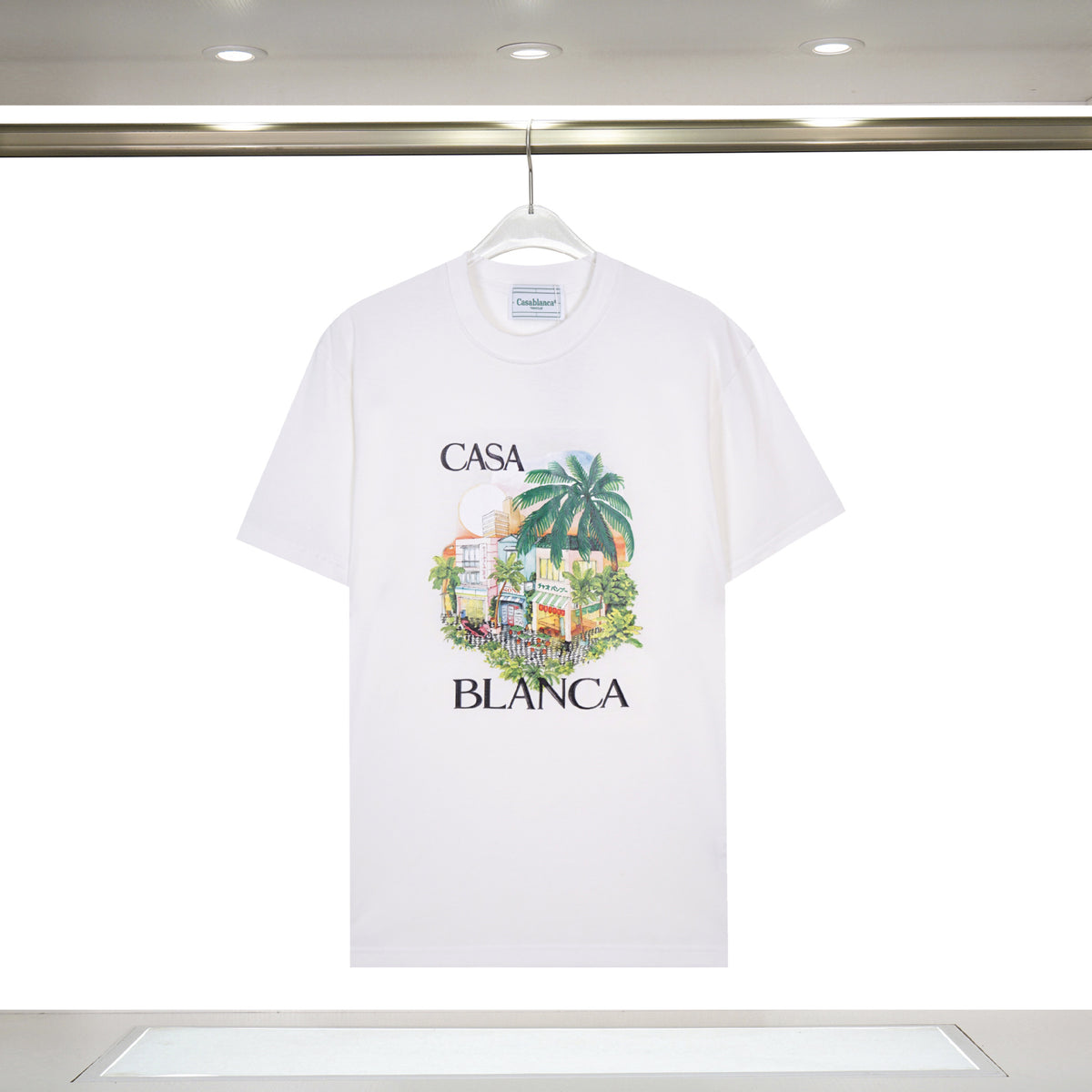 Casablanca Art Print Loose Unisex Short Sleeve Graphic T-Shirt