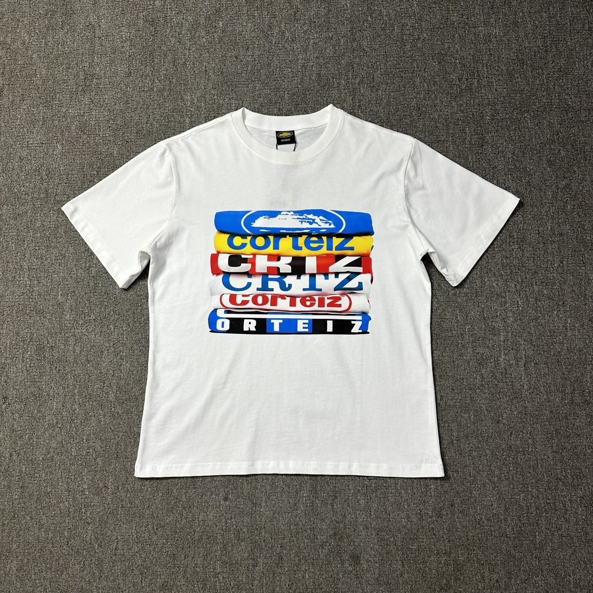 Corteiz Multi‑Graphic Print Crew Neck Short Sleeve T‑Shirt Unisex