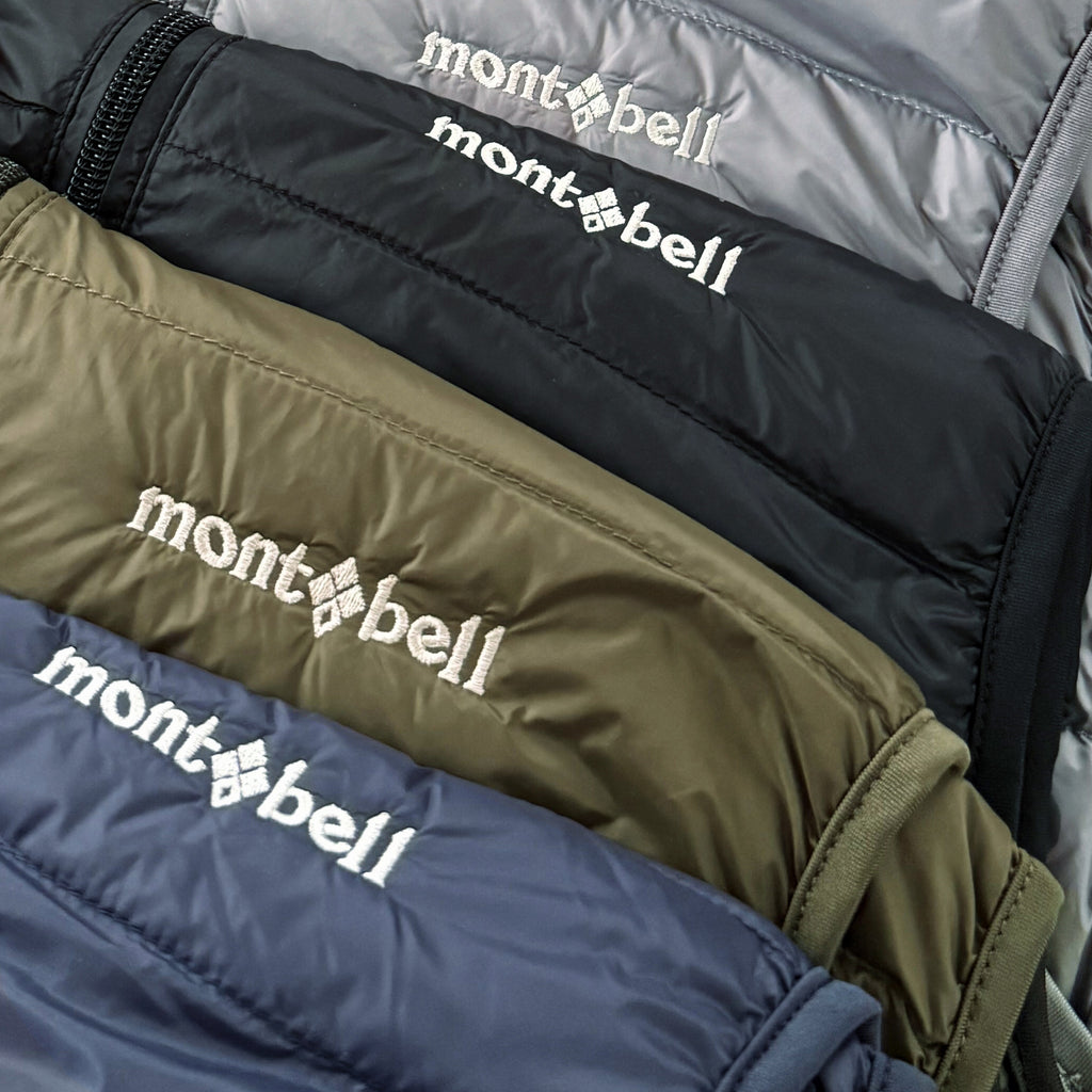 Montbell Plasma Down Vest Stand Collar Zip Ultralight Warm Gilet