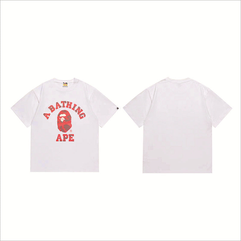 Bape Sakura Floral Graphic Oversized Tee Streetwear Unisex