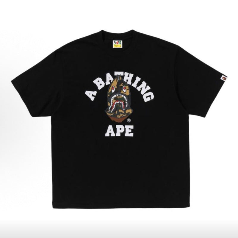 Bape Multi‑Graphic Ape Head Oversized Tee Streetwear Unisex