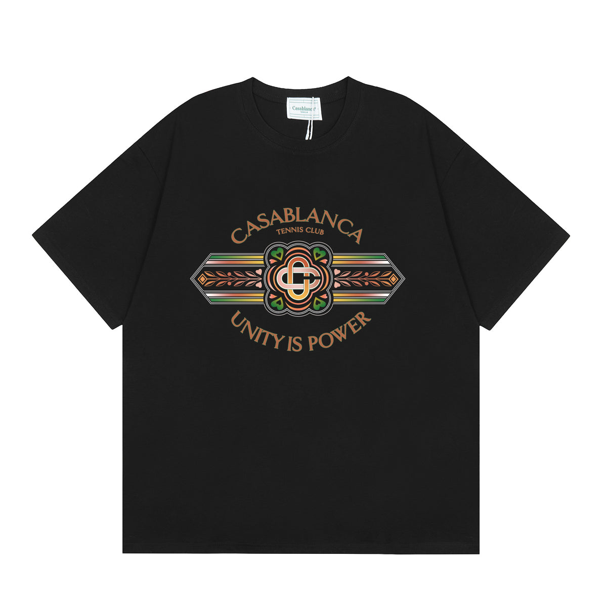 Casablanca Multi‑Artwork Vintage Graphic Oversized Tee Streetwear
