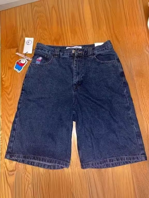 Polar Skate Co Y2K Baggy Denim Jort Skateboard Shorts