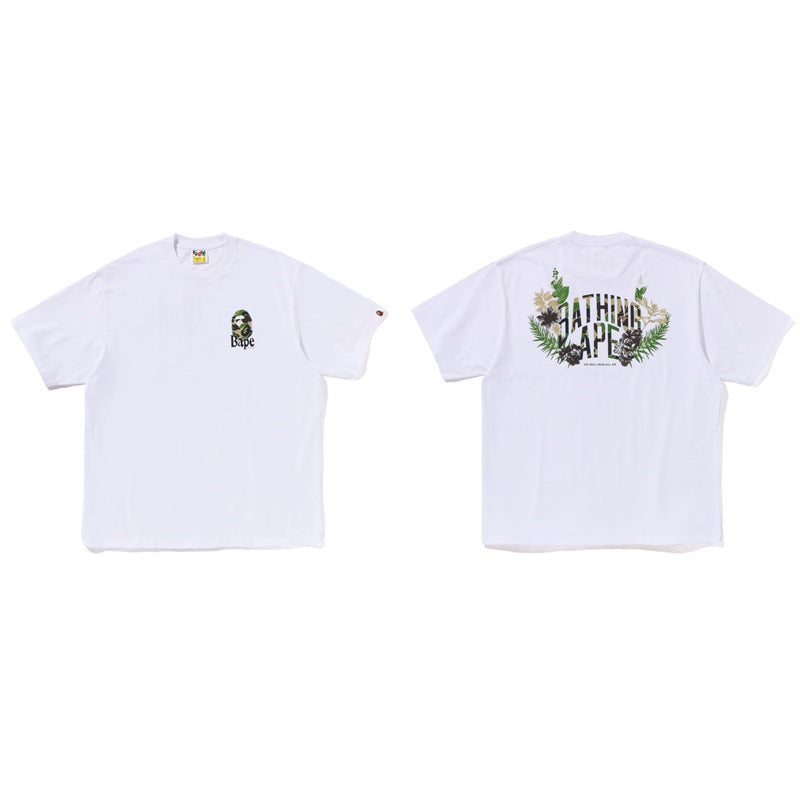 Bape Ape Head Shark Koi Fuji Graphic Oversized Tee Streetwear Unisex