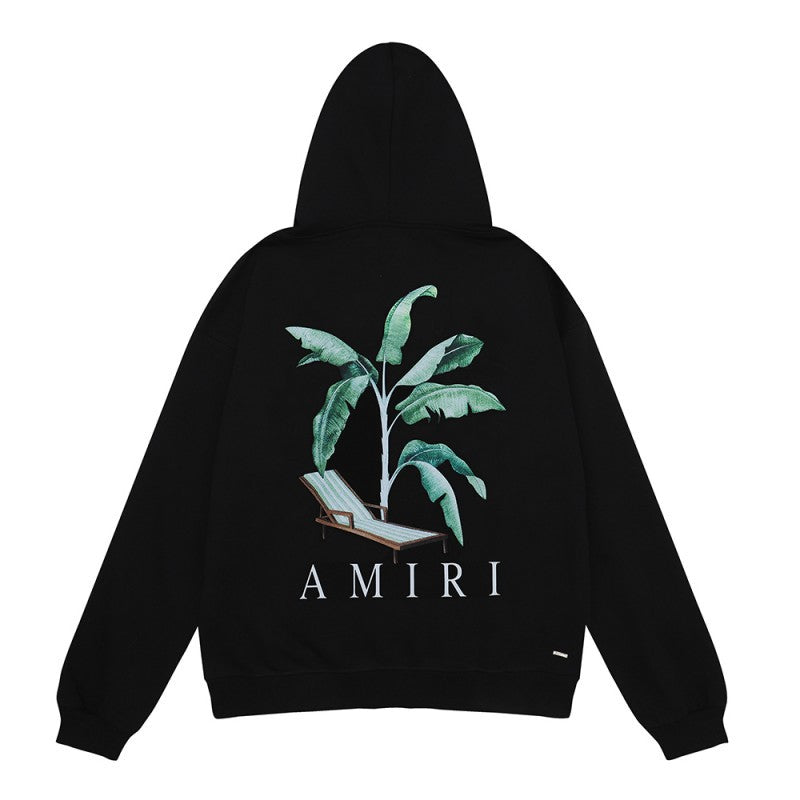 Amiri Letter Graphic Print Hoodie Streetwear Unisex