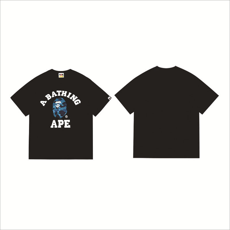 Bape Sakura Floral Graphic Oversized Tee Streetwear Unisex