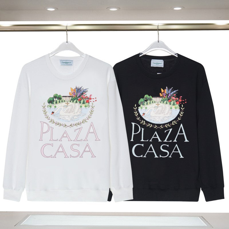 Casablanca Arch Logo Crewneck Casa Graphic Print Casual Pullover