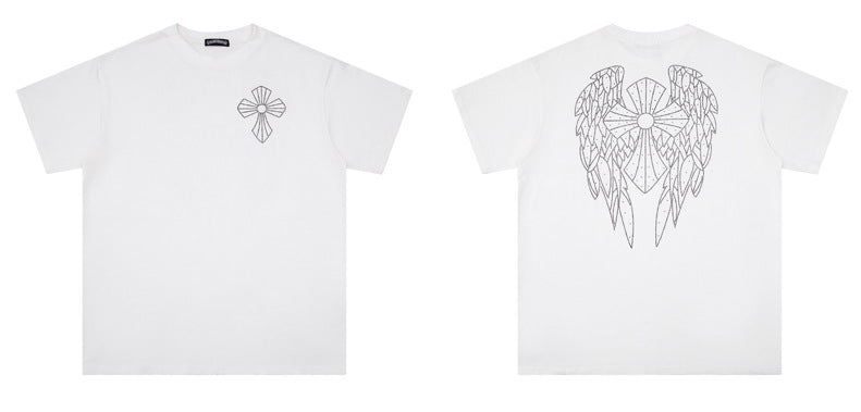 Chrome Hearts Cross Heavyweight Oversized T-Shirt Streetwear Unisex