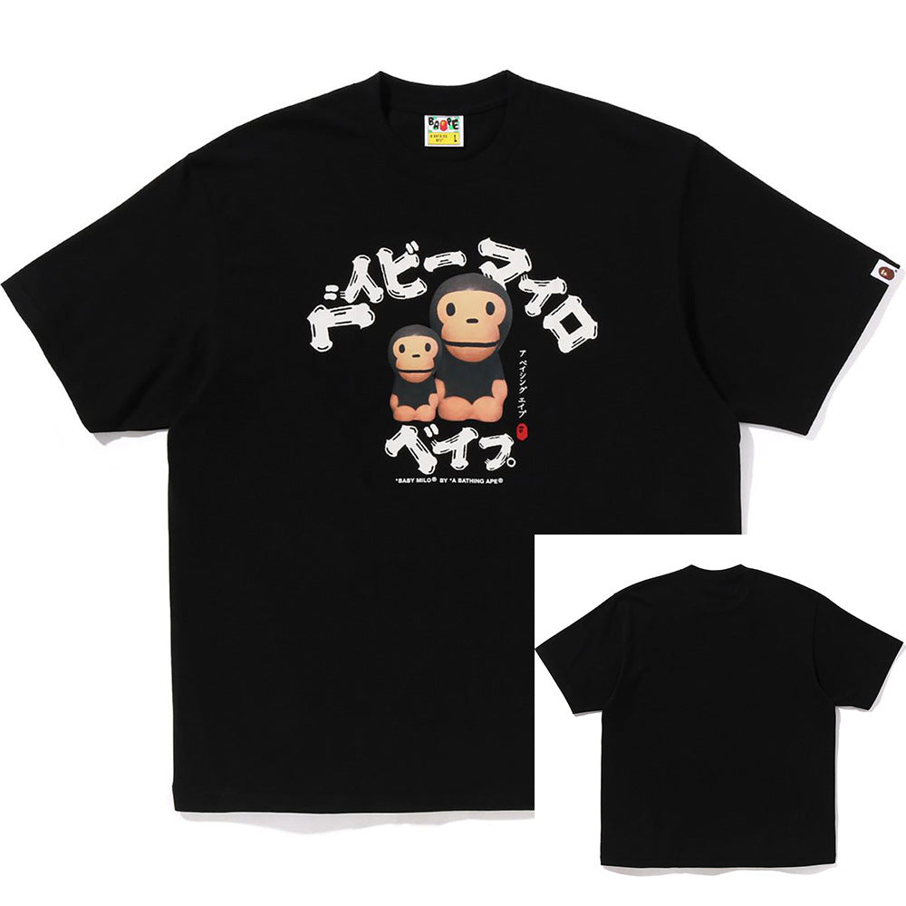 BAPE Shark Ape Head Camo Print Crew Neck Short Sleeve T‑Shirt Unisex