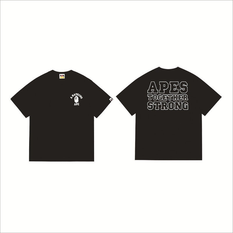 Bape Sakura Floral Graphic Oversized Tee Streetwear Unisex