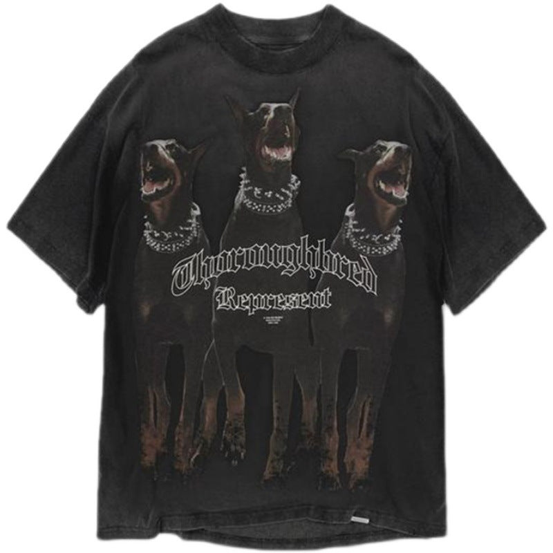 Represent Vintage Washed Graphic Short Sleeve Tee Streetwear Unisex