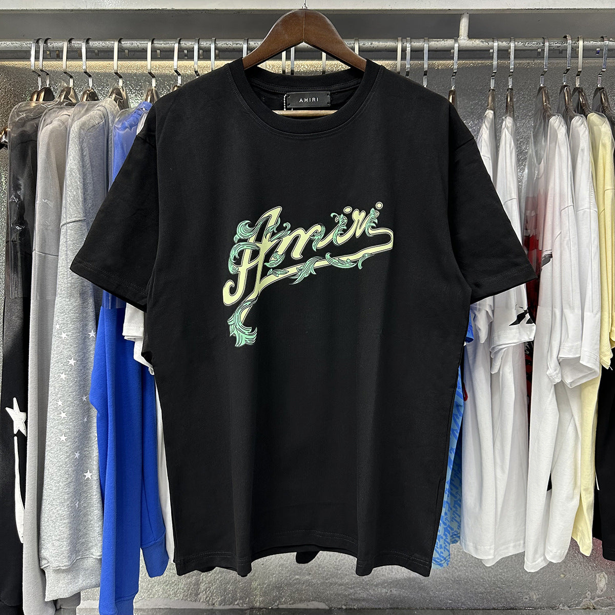 Amiri Peace Dove Graphic Oversized Tee Streetwear Unisex