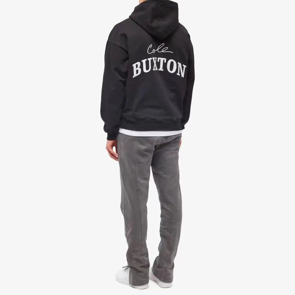 Cole Buxton Logo Hoodie Men Oversized Casual Streetwear Pullover