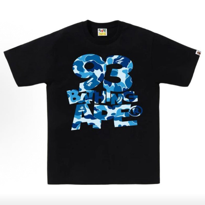 Bape Multi‑Graphic Ape Head Oversized Tee Streetwear Unisex