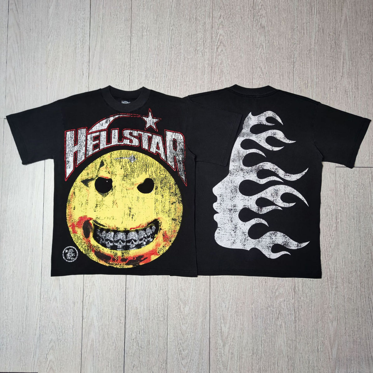 Hellstar Multi‑Vintage Graphic Oversized Tee Streetwear Unisex