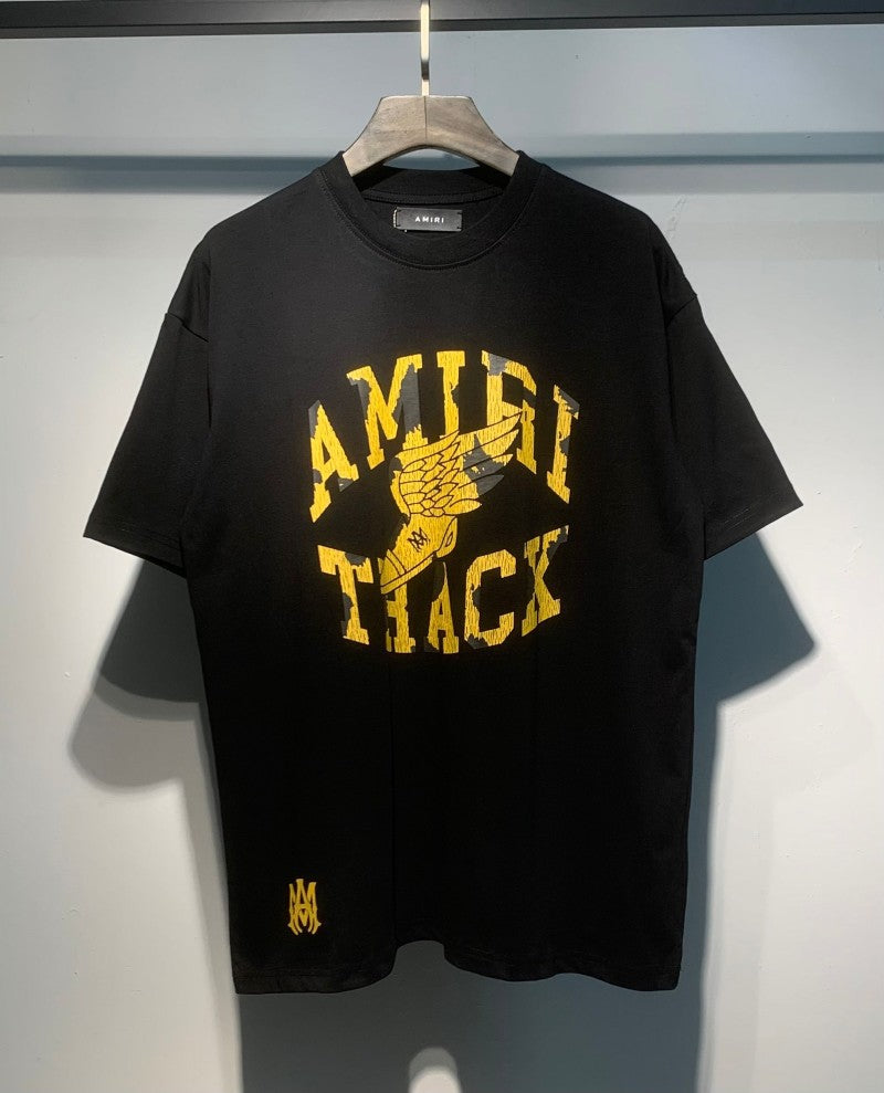 Amiri Multi‑Print Peace Dove Graffiti Oversized Tee Streetwear