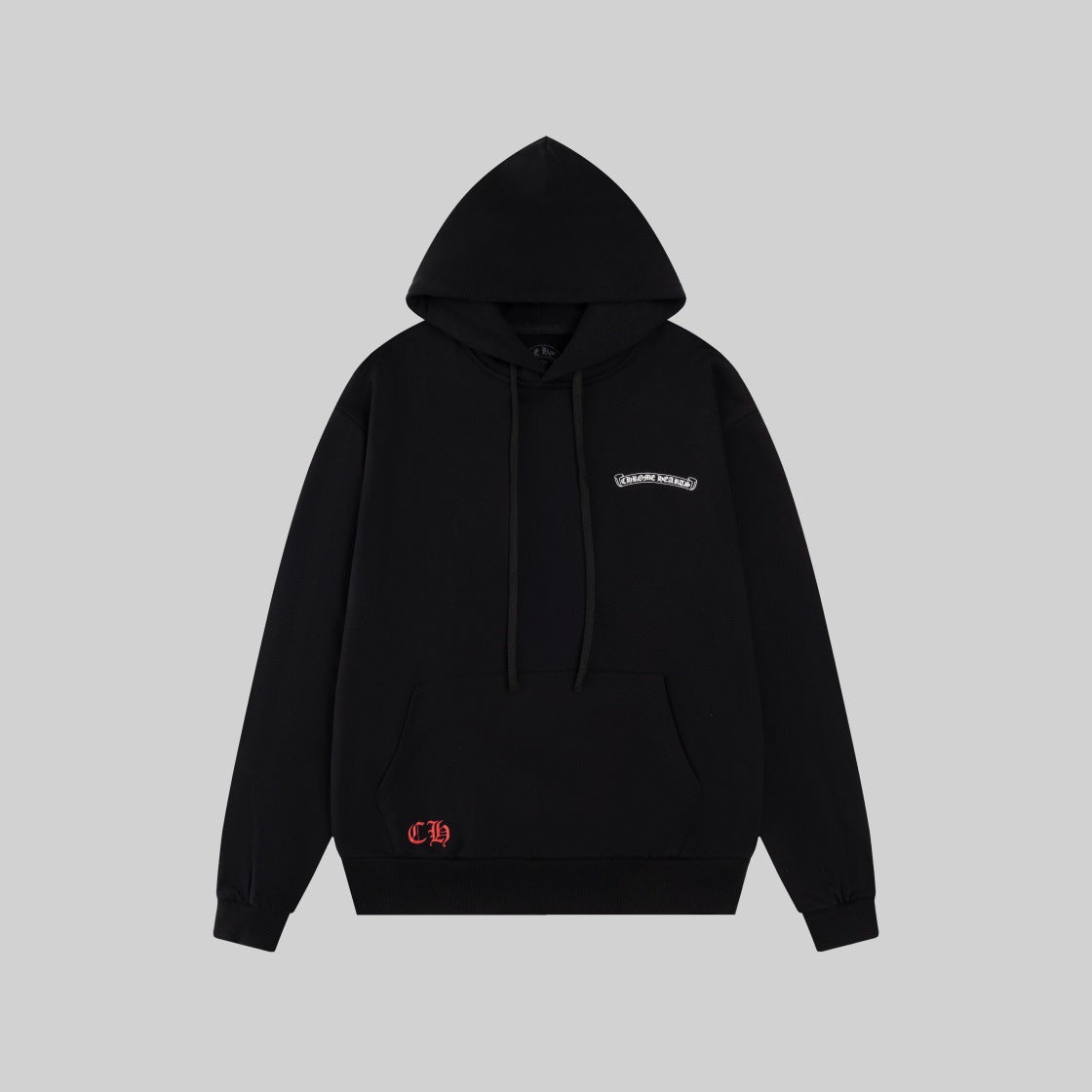 Chrome Hearts Hoodie Horseshoe Cross ST.BARTH Anchor Fleece Pullover