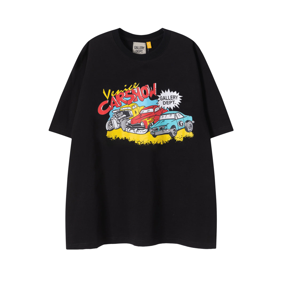 Gallery Dept Classic Logo Slogan Crew Neck Short Sleeve T‑Shirt Unisex