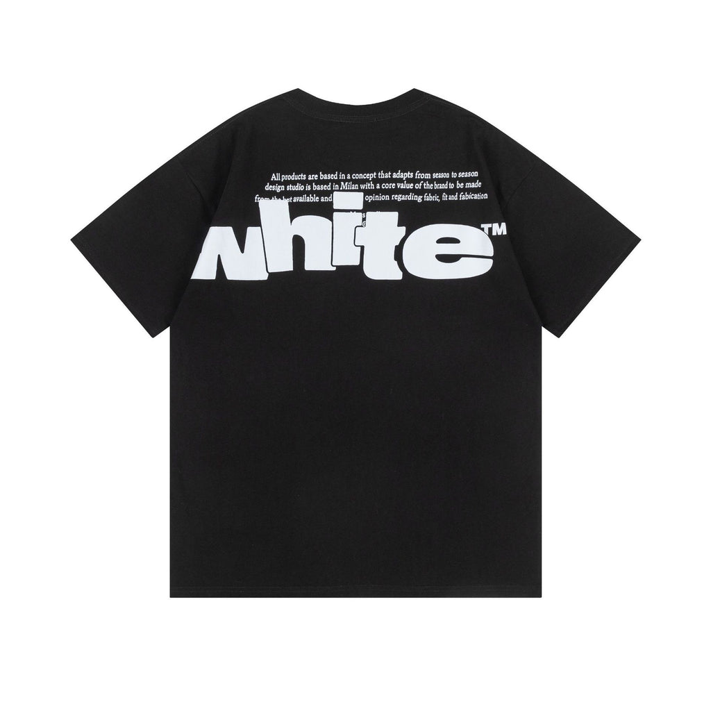 Off-White Big Letter Print Crew Neck Short Sleeve T Shirt Unisex