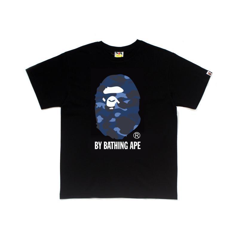 Bape Multi‑Ape‑Head Graphic Oversized Tee Streetwear Unisex