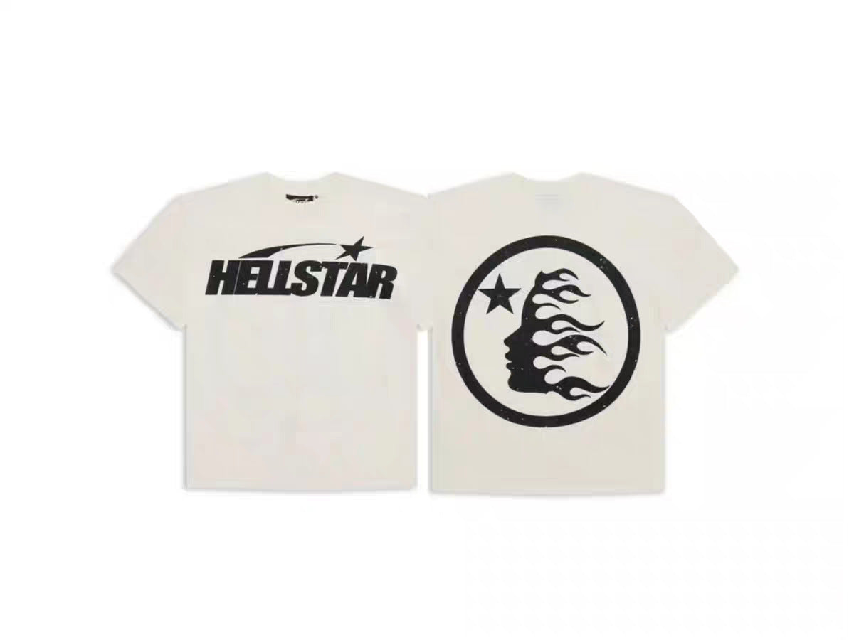 Y2K Hellstar Style Grafik Unisex Oversized Streetwear Baumwoll-T-Shirt
