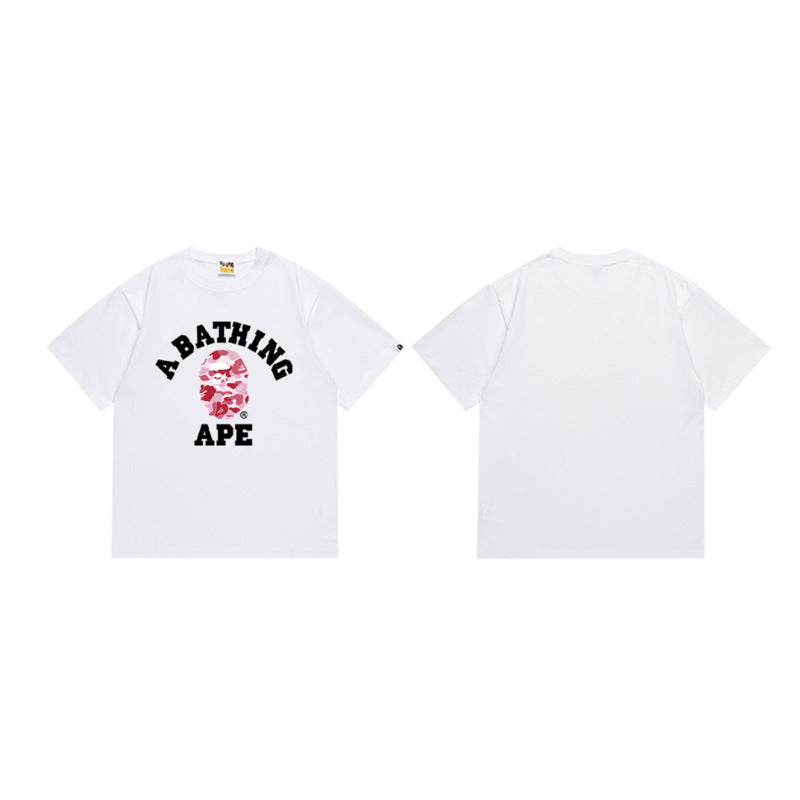 Bape Sakura Floral Graphic Oversized Tee Streetwear Unisex