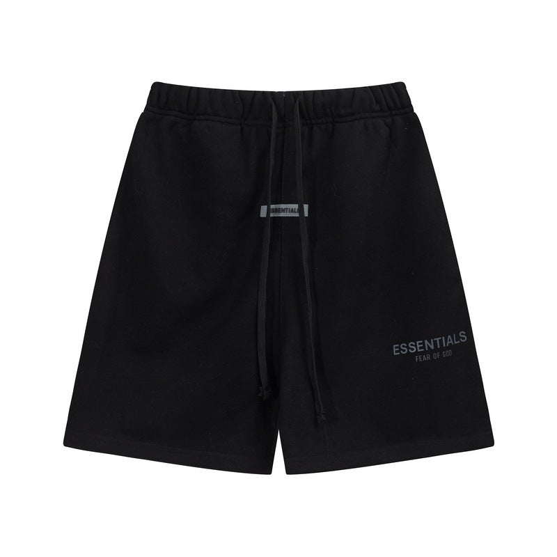 FOG Essentials Reflective Letter Casual Loose Shorts Unisex