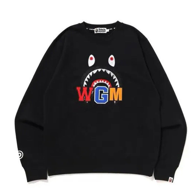 Bape Camo Ape Head Graphic Washed Oversized Crewneck Streetwear