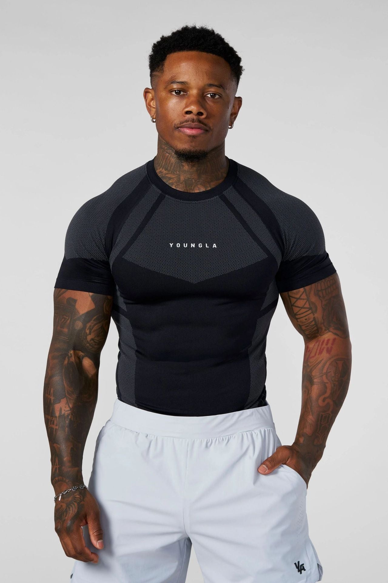 YOUNGLA 4294 Apex Compression Tees