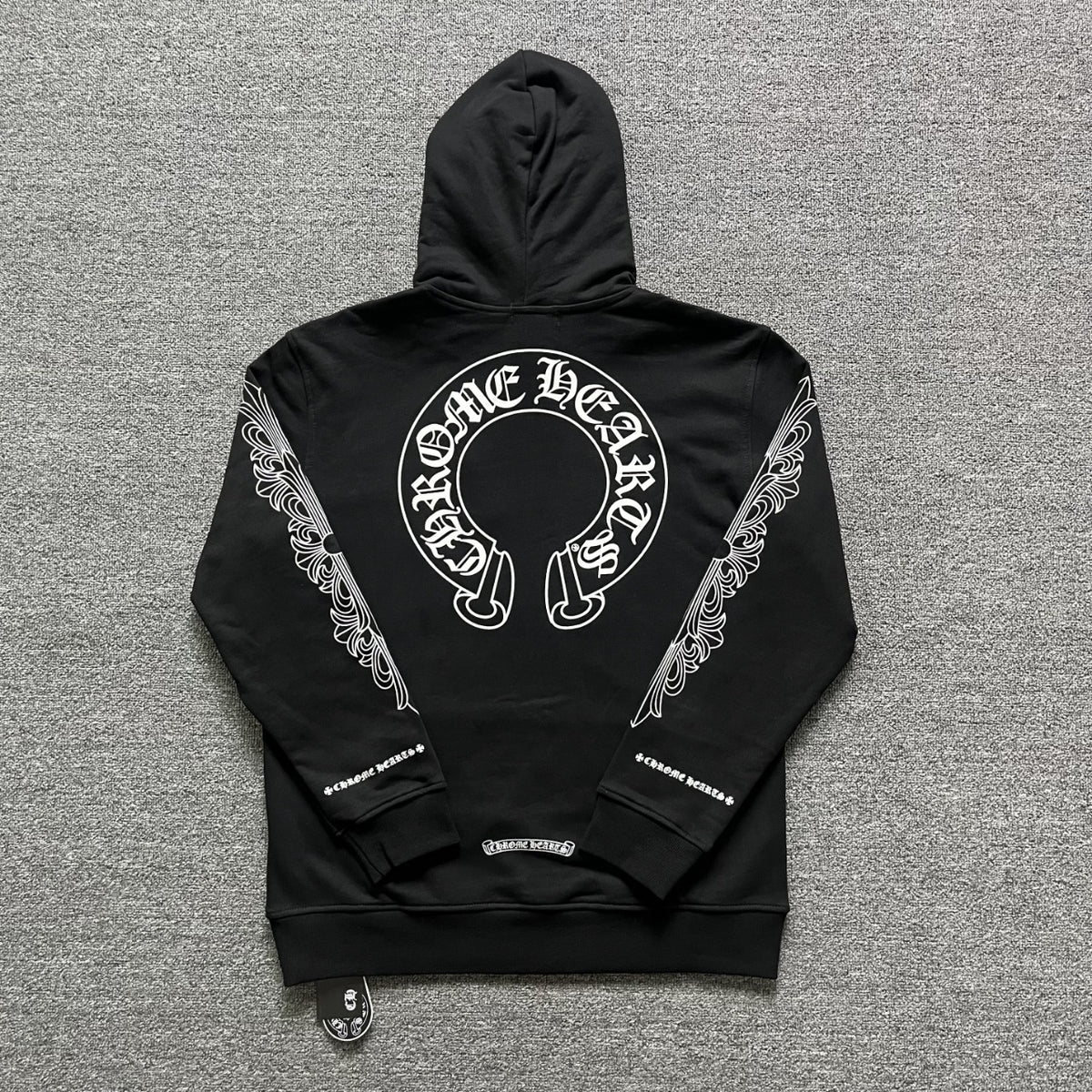 Chrome Hearts Multi‑Cross Graphic Oversized Hoodie Streetwear Unisex