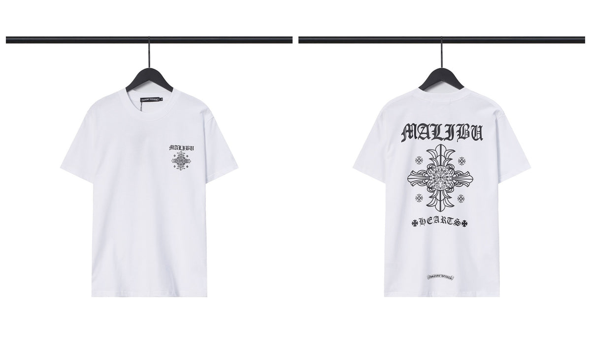Chrome Hearts Cross Letter Graphic Short Sleeve Tee Streetwear Unisex