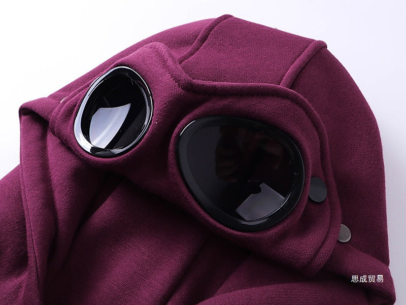 C.P. Company Goggle Zip Hoodie Lens Detail Sweatshirt
