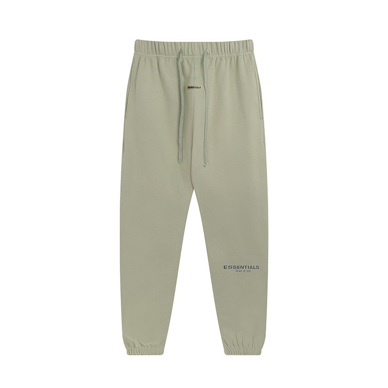 Fear of God ESSENTIALS 3D Reflective Letter Hoodie Pullover sweatpants