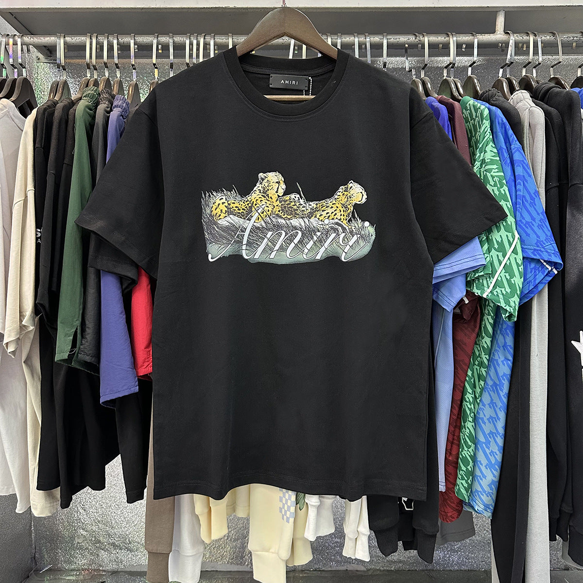 Amiri Peace Dove Graphic Oversized Tee Streetwear Unisex