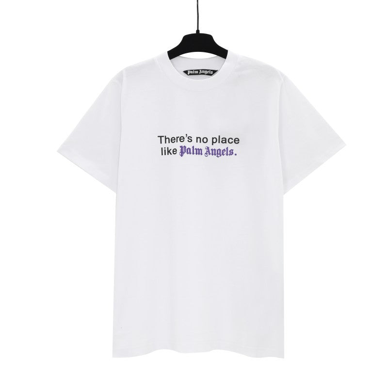 Palm Angels Graffiti Flame Palm Tree Graphic Oversized Tee Streetwear