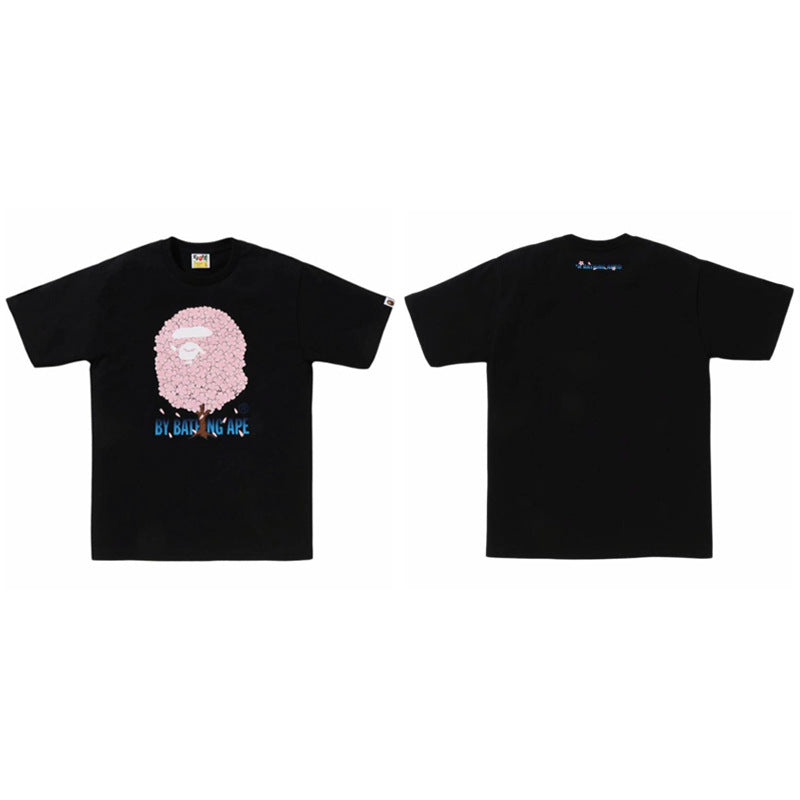Bape Ape Head Graphic Short Sleeve Tee Streetwear Unisex