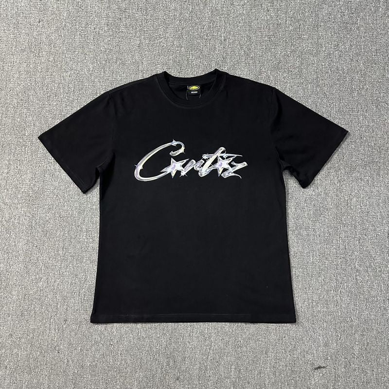 Corteiz Logo Letter Print Crew Neck Short Sleeve T‑Shirt Unisex