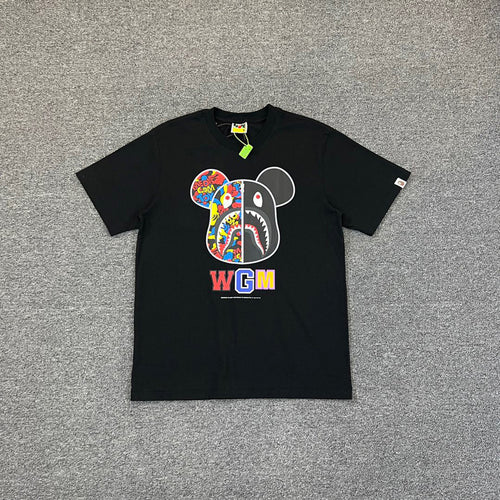 Bape Ape Head Shark Multi‑Print Oversized Tee Streetwear Unisex