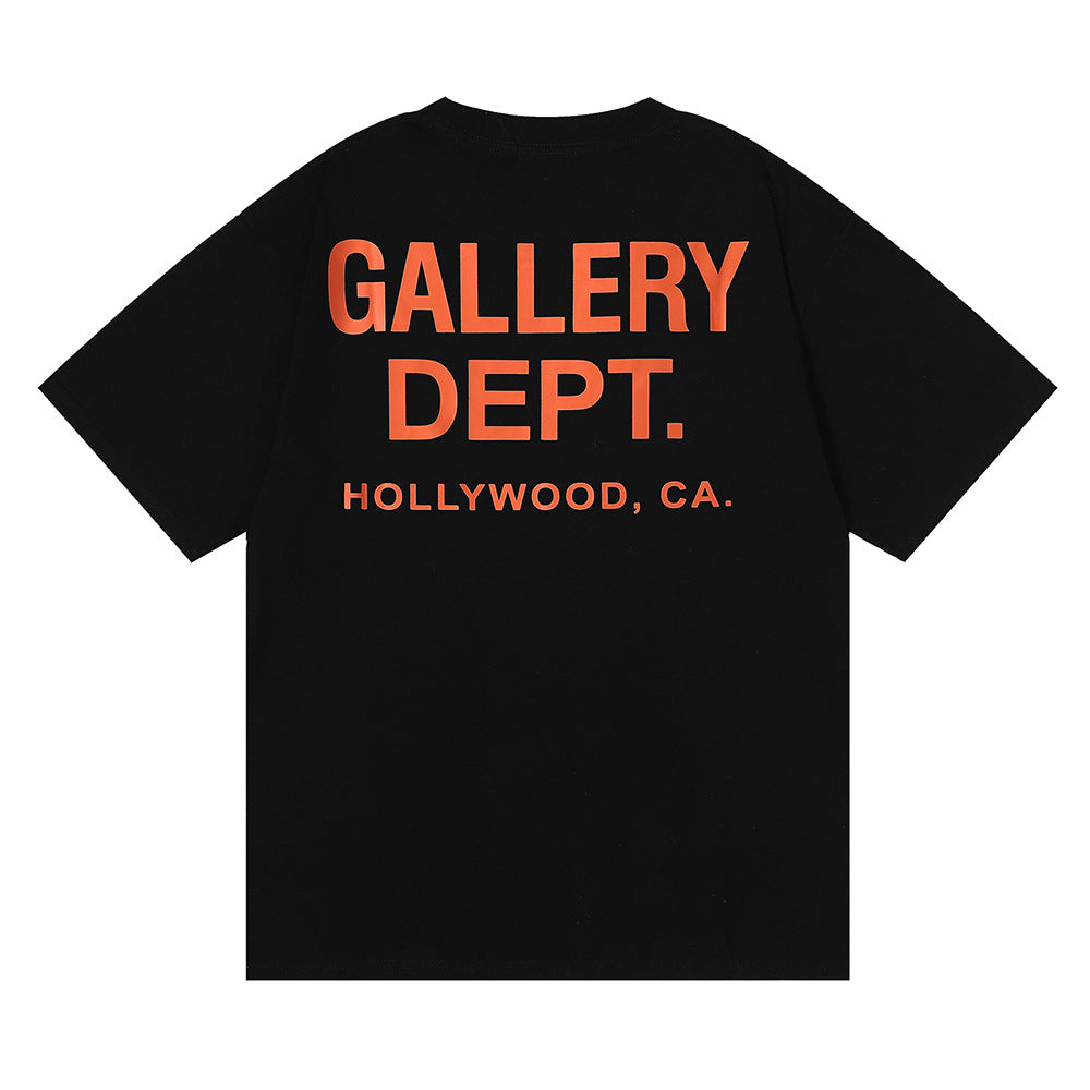 Gallery Dept Letter Graphic Short Sleeve Tee Streetwear Unisex