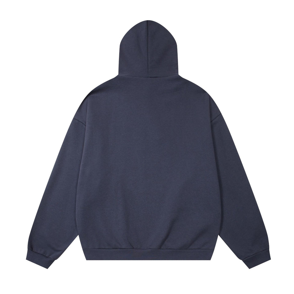 Fear Of God Essentials Flocked Letter Pullover Fleece Hoodie Unisex