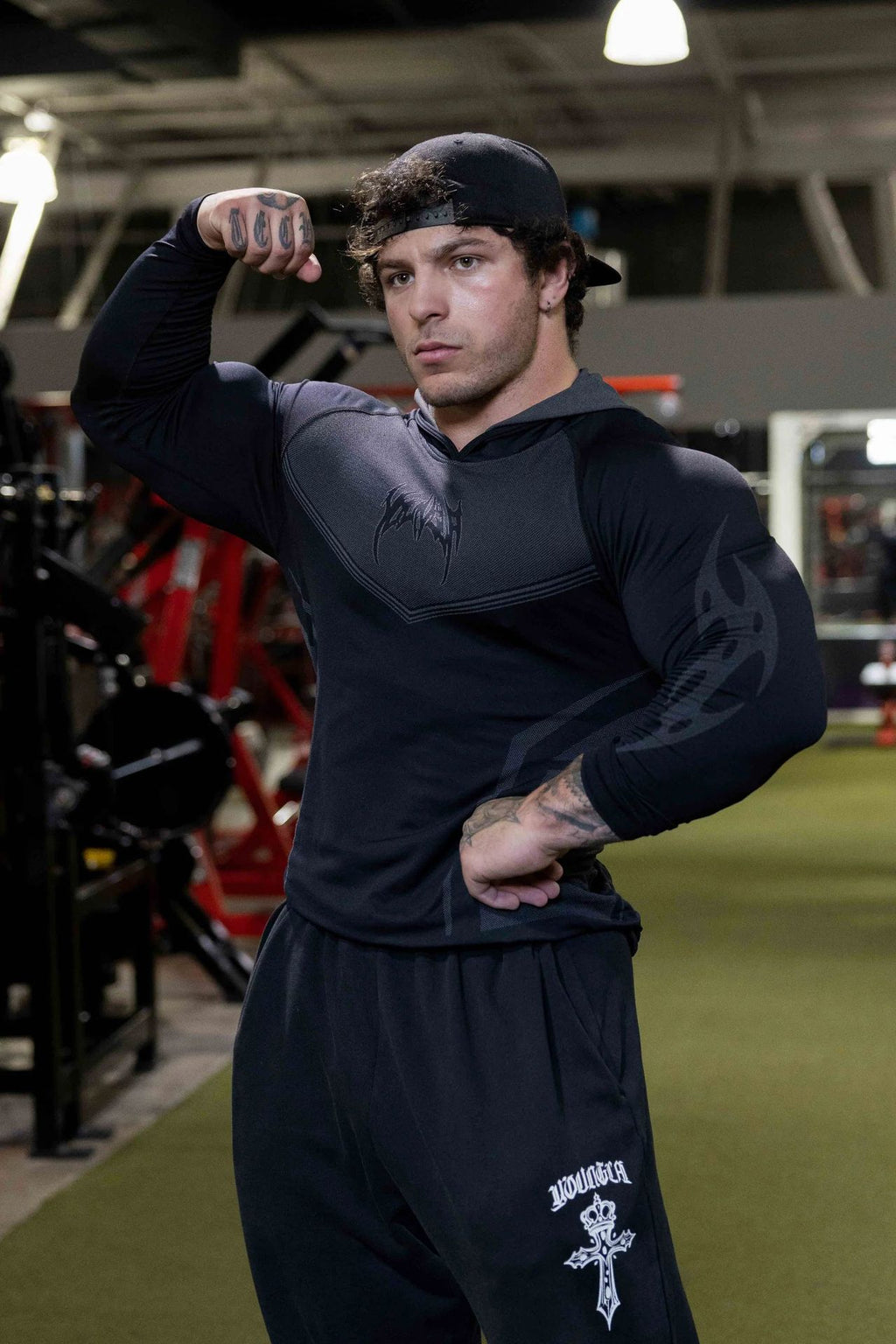 YOUNGLA 8062 Warrior Compression Hoodies