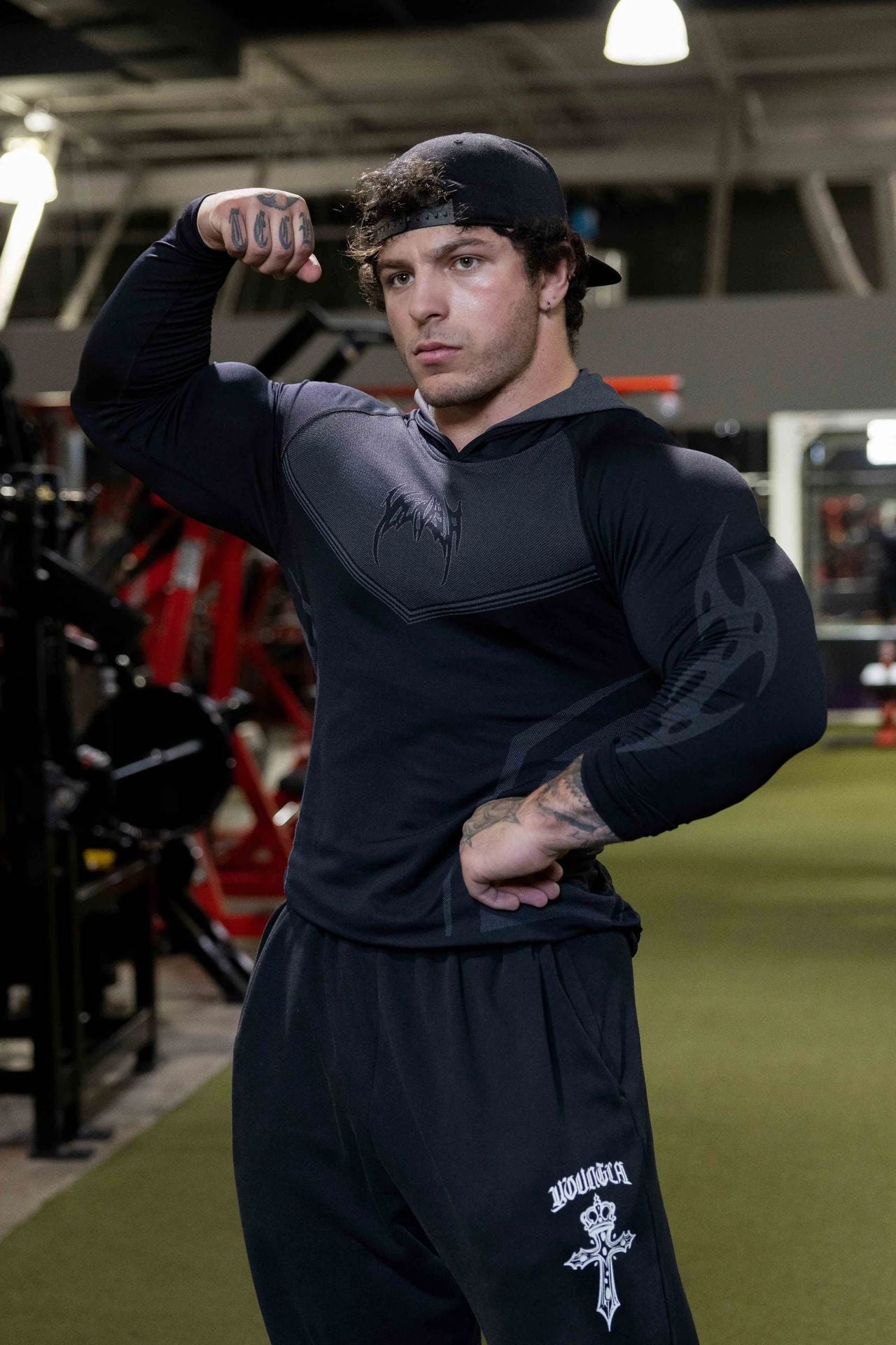 YOUNGLA 8062 Warrior Compression Hoodies