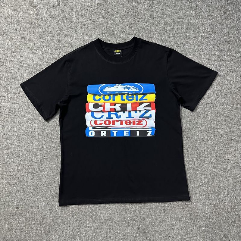 Corteiz Logo Letter Print Crew Neck Short Sleeve T‑Shirt Unisex