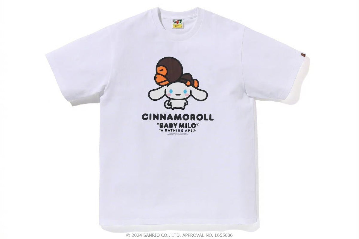 BAPE Baby Milo x Sanrio Characters Graphic T-Shirt Unisex