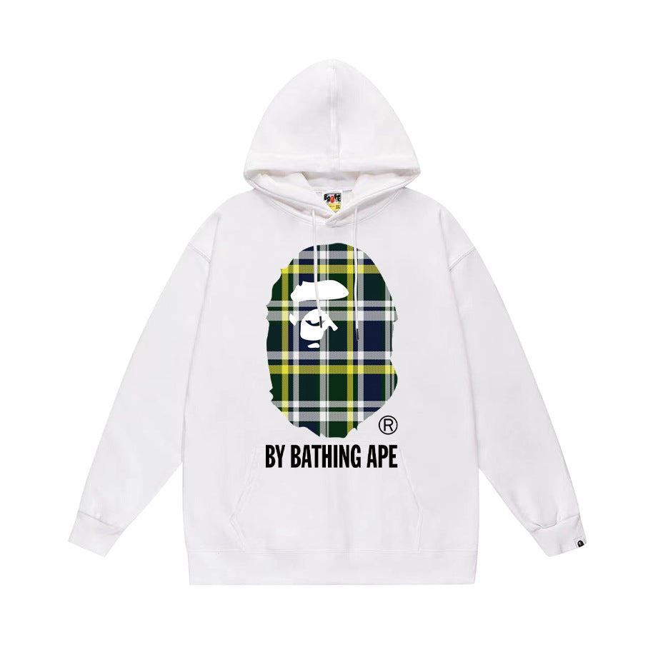 BAPE Hoodie Multi Camo Ape Head Print Street Fleece Pullover